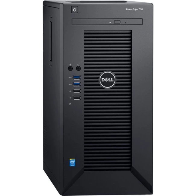Сервер Dell PowerEdge T30 210-AKHI-100 (Tower, Xeon E3-1225 v5, 3300 МГц, 4, 8, LFF 3.5", 6)