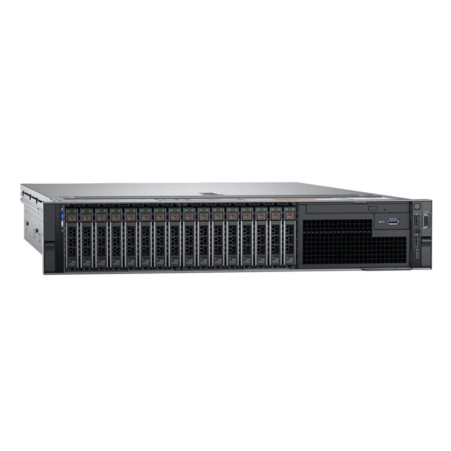Сервер Dell PowerEdge R740 R740-2547-04 2U Rack, Xeon Gold 6126, 2600 МГц, 12, 19.25, 2 x 16 ГБ, SFF 2.5", 16