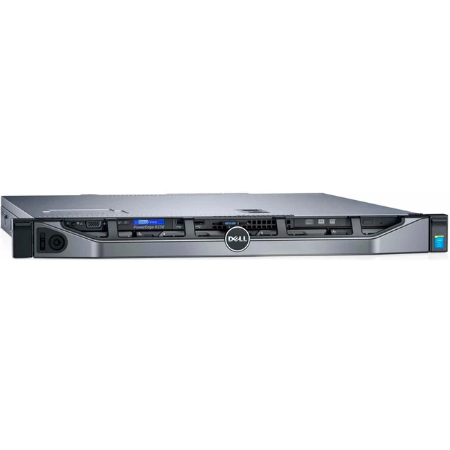 Сервер Dell PowerEdge R230 R230-AEXB-76t (1U Rack, Xeon E3-1220 v5, 3000 МГц, 4, 8, LFF 3.5", 4)