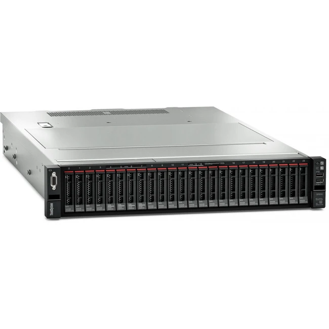 Сервер Lenovo ThinkSystem SR650 7X06A0AVEA 2U Rack, Xeon Silver 4214, 2200 МГц, 12, 16.5, 1 x 32 ГБ, SFF 2.5", 24