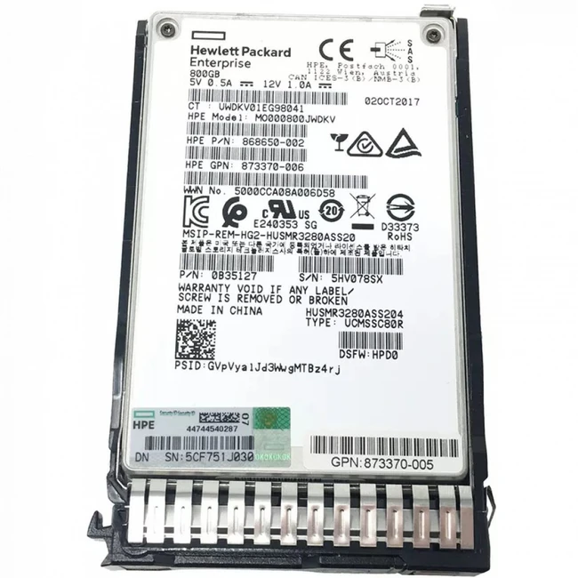 Серверный жесткий диск HPE 800 ГБ P19913-B21 (2,5 SFF, 800 ГБ, SAS)