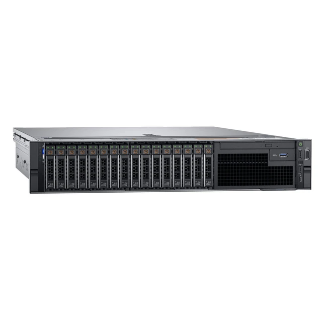 Сервер Dell PowerEdge R740 R740-4388-01 2U Rack, Xeon Silver 4214, 2200 МГц, 12, 16.5, 1 x 16 ГБ, SFF 2.5", 16