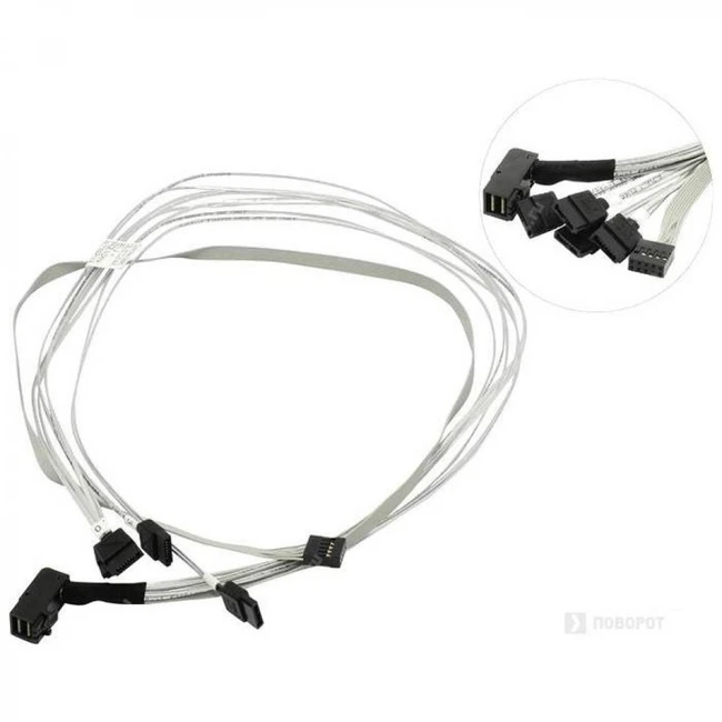 Аксессуар для сервера Adaptec кабельACK-I-rA-HDmSAS-4SATA-SB-8M 2280000-R