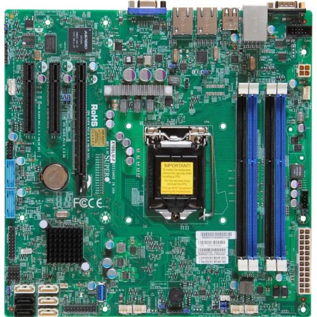 Серверная материнская плата Supermicro модуль MBD-X10SLM-F-B