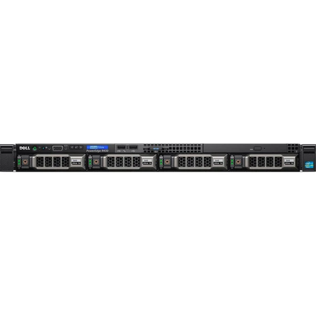 Сервер Dell PowerEdge R430 210-ADLO_3616 1U Rack, Xeon E5-2623 v3, 3000 МГц, 4, 10, 1 x 16 ГБ, LFF 3.5", 4, 2x 1 ТБ