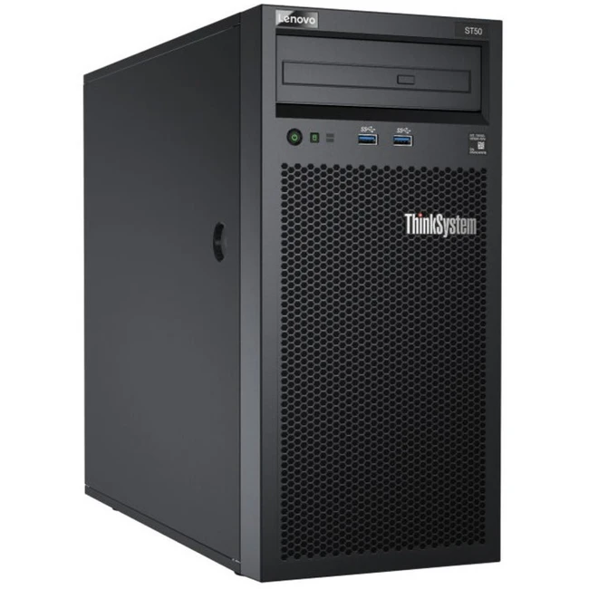 Сервер Lenovo ThinkSystem ST50 7Y49A03XEA Tower, Xeon E-2224G, 3500 МГц, 4, 8, 1 x 8 ГБ, LFF 3.5", 4, 2x 1 ТБ