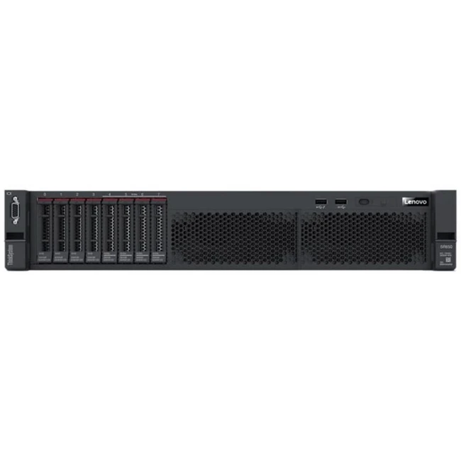 Сервер Lenovo ThinkSystem SR650 7X06A0B4EA/2 2U Rack, Xeon Silver 4210, 2200 МГц, 10, 13.75, 2 x 16 ГБ, SFF 2.5", 8