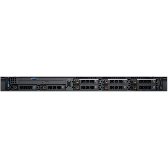 Сервер Dell PowerEdge R640 PER640RU4-1 (1U Rack, Xeon Silver 4215R, 3200 МГц, 8, 11, 24 x 32 ГБ, SFF 2.5", 8, 4x 960  ГБ)