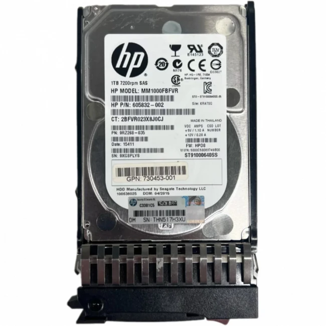 Серверный жесткий диск HPE MSA 1TB 6G SAS 7.2K 2.5in DP MDL HDD C8S62A (2,5 SFF, 1 ТБ, SAS)