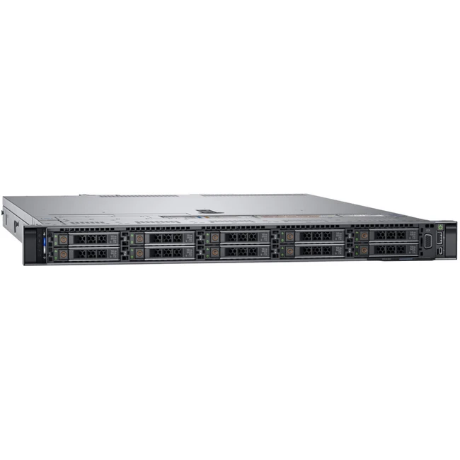 Сервер Dell PowerEdge R640 210-AKWU-609 (1U Rack, Xeon Silver 4210R, 2400 МГц, 10, 13.75, 1 x 16 ГБ, SFF 2.5", 10, 2x 1.6 ТБ)