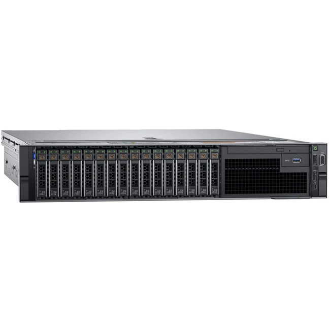 Сервер Dell PowerEdge R740 R740-2585-3 2U Rack, Xeon Gold 5217, 3000 МГц, 8, 11, 2 x 16 ГБ, SFF 2.5", 16