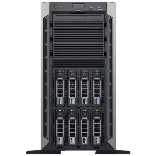 Сервер Dell PowerEdge T440 T440-SPOF (Tower, Xeon Silver 4208, 2100 МГц, 8, 11, 1 x 16 ГБ, LFF 3.5", 8, 1x 240 ГБ)
