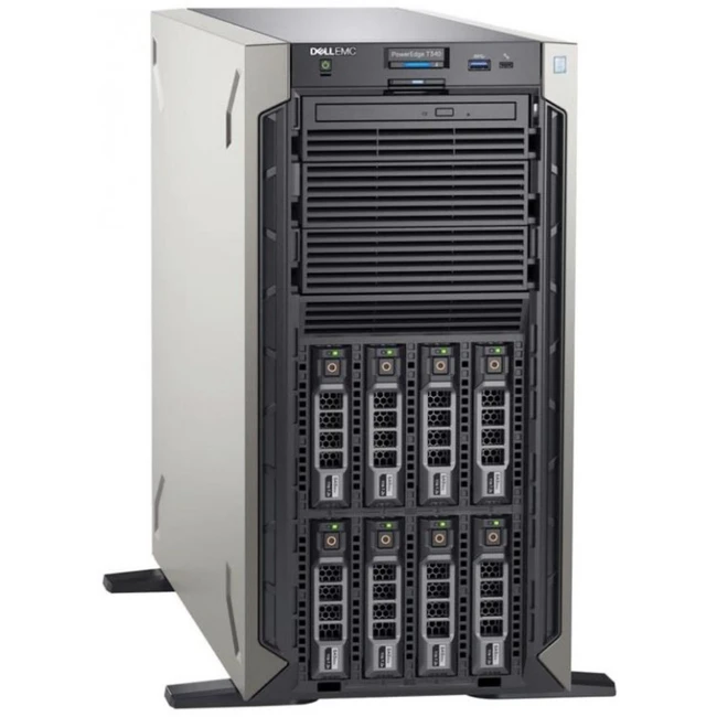 Сервер Dell PowerEdge T340 PET340RU1-03 (Tower, Xeon E-2224, 3400 МГц, 4, 8, 1 x 16 ГБ, LFF 3.5", 8, 1x 4 ТБ)