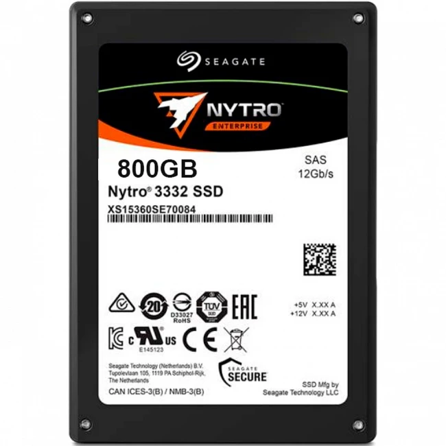 Внутренний накопитель Seagate 800 ГБ XS800LE70084 (SSD (твердотельные), 800 ГБ, 2.5 дюйма, SAS)