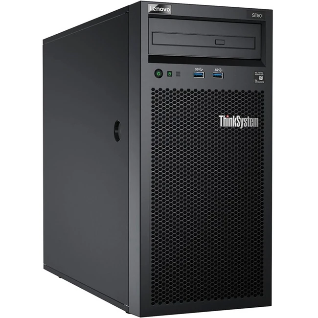 Сервер Lenovo ThinkSystem ST50 7Y48A03EEA Tower, Xeon E-2224G, 3500 МГц, 4, 8, 1 x 8 ГБ, LFF 3.5", 4, 2x 1 ТБ
