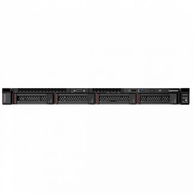 Сервер Lenovo ThinkSystem SR250 7Y51A07GEA-NC1 (1U Rack, Xeon E-2224, 3400 МГц, 4, 8, SFF 2.5", 4)