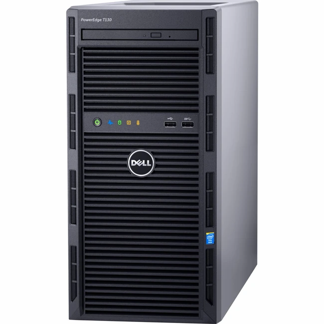 Сервер Dell PowerEdge T130 T130-AFFS-621 Tower, Xeon E3-1220 v6, 3000 МГц, 8, 8