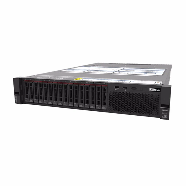 Сервер Lenovo ThinkSystem SR550 7X04A007EA 2U Rack, Xeon Silver 4110, 2100 МГц, 8, 11