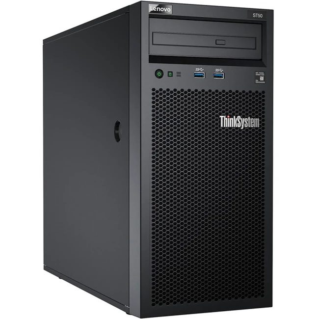 Сервер Lenovo ThinkSystem ST50 7Y48A03YEA (Tower, Xeon E-2226G, 3400 МГц, 6, 12, 1 x 16 ГБ, LFF 3.5", 4, 1x 480 ГБ)