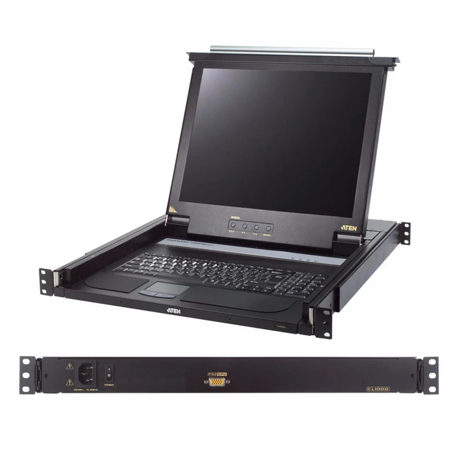 KVM-переключатель ATEN SLIDEAWAY CONSOLE 17INCH Rack CL1000M-ATA-RG