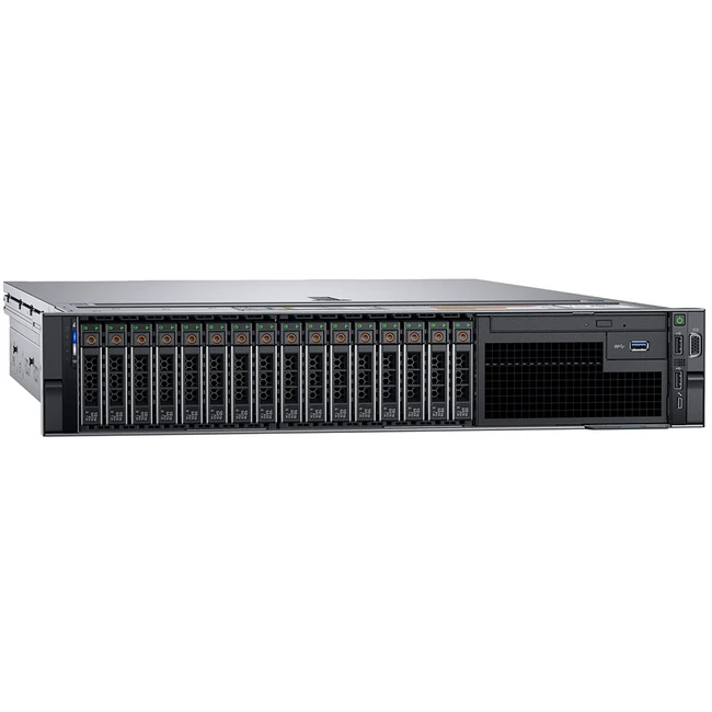 Сервер Dell PowerEdge R740 210-AKXJ-A11 2U Rack, Xeon Silver 4208, 2100 МГц, 8, 11, 1 x 32 ГБ, SFF 2.5", 16, 2x 2.4 ТБ