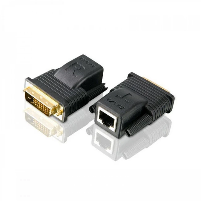 Кабель интерфейсный ATEN MINI CAT5 DVI EXTENDER. VE066-AT (DVI - DVI)