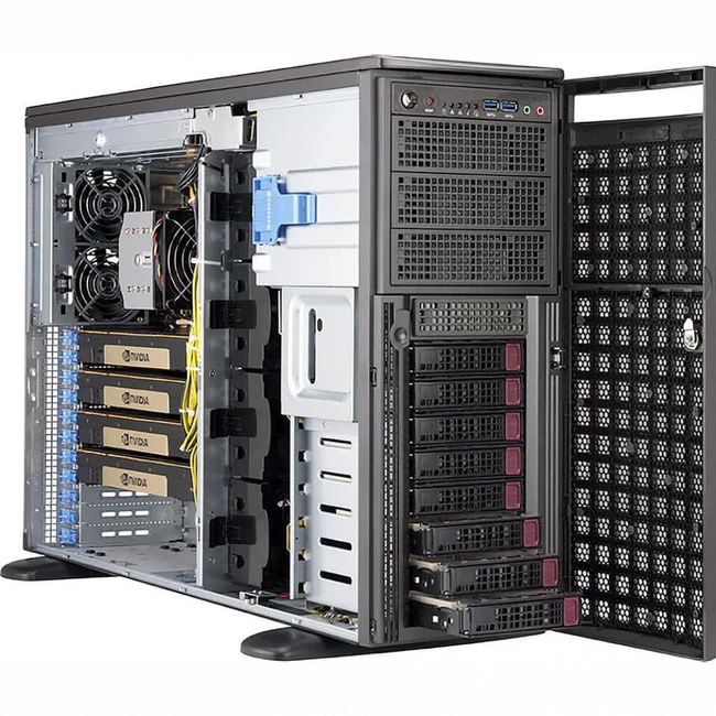 Сервер Supermicro SYS-540A-TR Tower Tower, LFF 3.5", 8