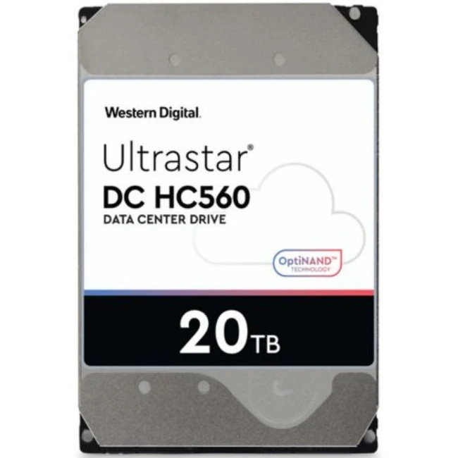 Серверный жесткий диск Western Digital Server WD/HGST ULTRASTAR DC HC560 WUH722020ALE6L4 3,5 LFF, 20 ТБ, SATA