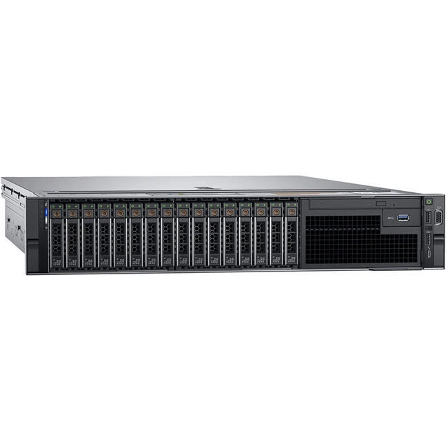Сервер Dell PowerEdge R740 PER740RU2-47 (2U Rack, Xeon Gold 6242R, 3100 МГц, 20, 35.75, 4 x 32 ГБ, SFF 2.5", 16)