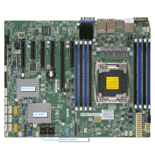 Серверная материнская плата Supermicro X10SRH-CF MBD-X10SRH-CF-O