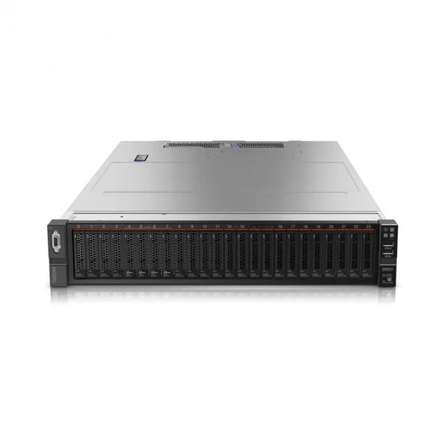 Сервер Lenovo ThinkSystem SR650 7X06A0AUEA 2U Rack, Xeon Gold 6326, 2900 МГц, 16, 24, 1 x 32 ГБ, SFF 2.5", 24
