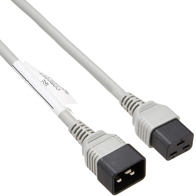 Кабель питания HPE C19 - C20 WW 250V 16Amp Flint Gray 2.0m Jumper Cord AF574A