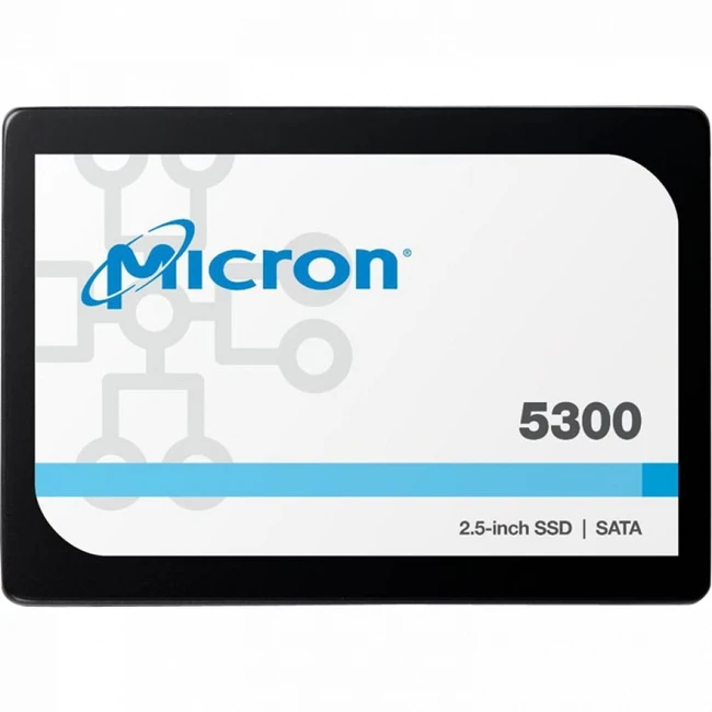 Серверный жесткий диск Micron 5300 MAX MTFDDAK480TDT-1AW1ZABYYR (2,5 SFF, 480 ГБ, SATA)