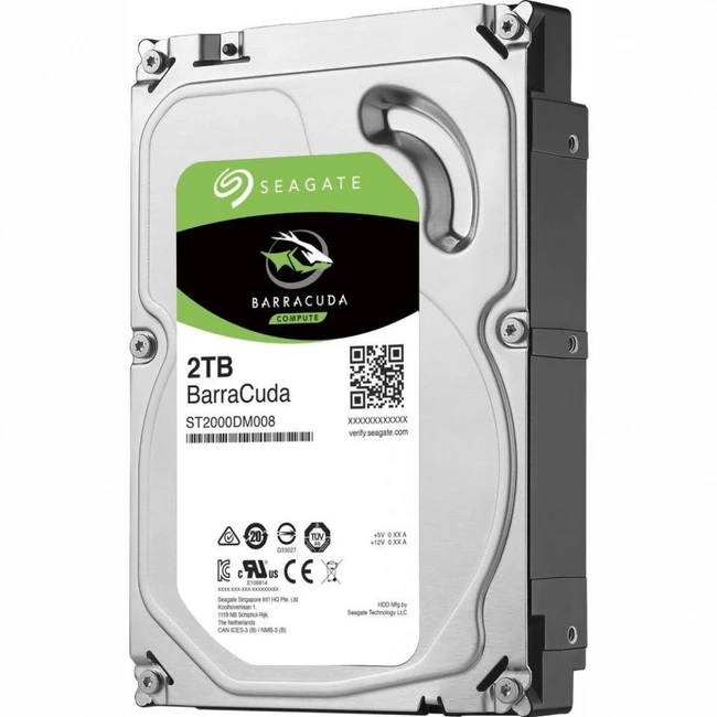 Серверный жесткий диск Seagate Barracuda (ST2000DM008) ST2000DM008 8719706011280 (3,5 LFF, 2 ТБ, SATA)