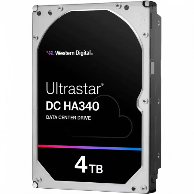 Серверный жесткий диск Western Digital 4Tb SATA-III WD Ultrastar DC HA340 (WUS721204BLE6L4) (3,5 LFF, 4 ТБ, SATA)