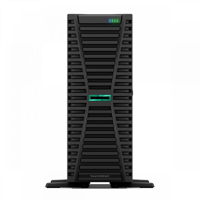 Сервер HPE ProLiant ML350 Gen11 P83113-425 (Tower, Xeon Silver 4510, 2400 МГц, 12, 30, 1 x 32 ГБ, LFF 3.5", 4, 2x 4 ТБ)
