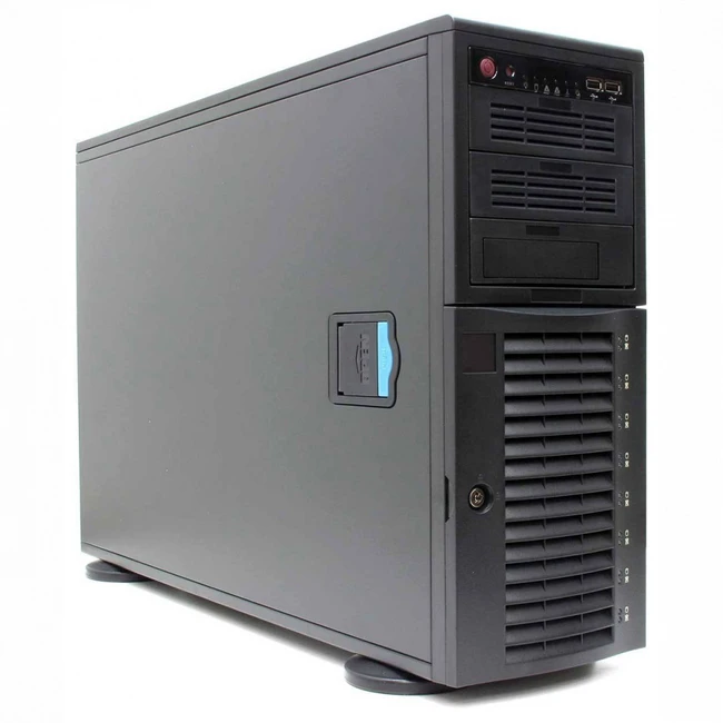 Сервер Supermicro SuperChassis 743TQ-903B-SQ / X11SCH-F SMT0145 (4U Rack, Xeon E-2314, 3500 МГц, 4, 8, 2 x 32 ГБ, LFF 3.5", 8, 2x 2 ТБ, 1x 480 ГБ)