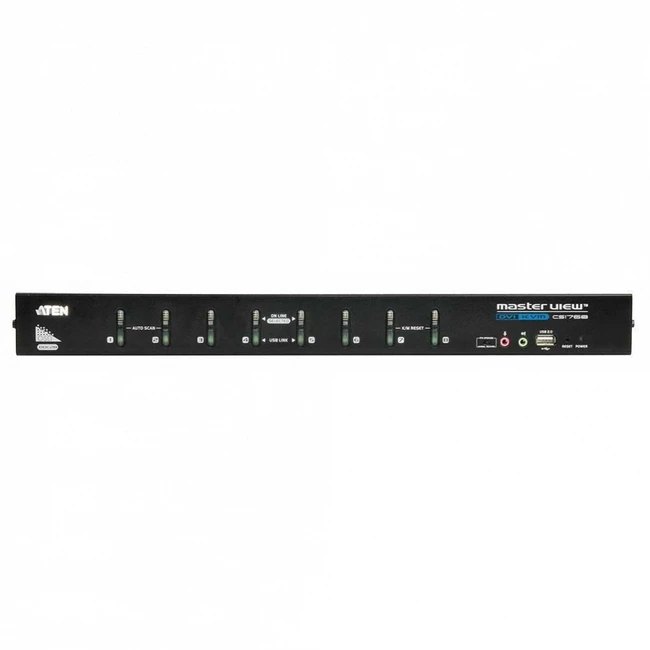 KVM-переключатель ATEN 8-Port USB DVI/Audio KVM Switch CS1768-ATA-G