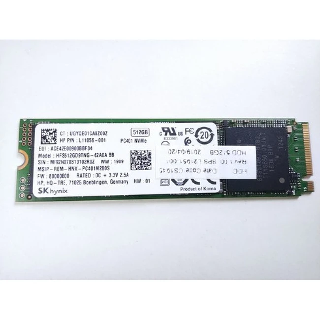 Серверный жесткий диск HPE SSD 480GB HPE PCI-E X4 NVMe RI M.2 HFS480GD0FEG-A430A M.2, 480 ГБ, PCIe