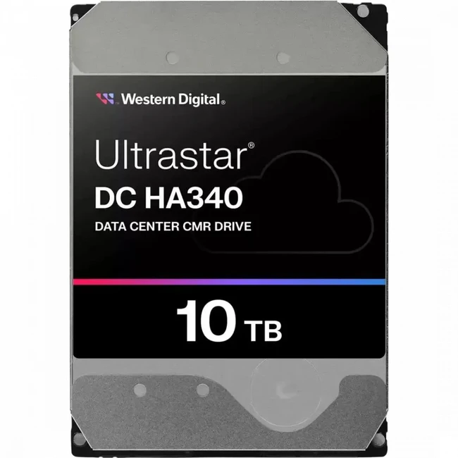 Серверный жесткий диск Western Digital Ultrastar DC HA340 WUS721210BLE6L4 WUS721210BLE6L4_0B47062 (3,5 LFF, 10 ТБ, SATA)