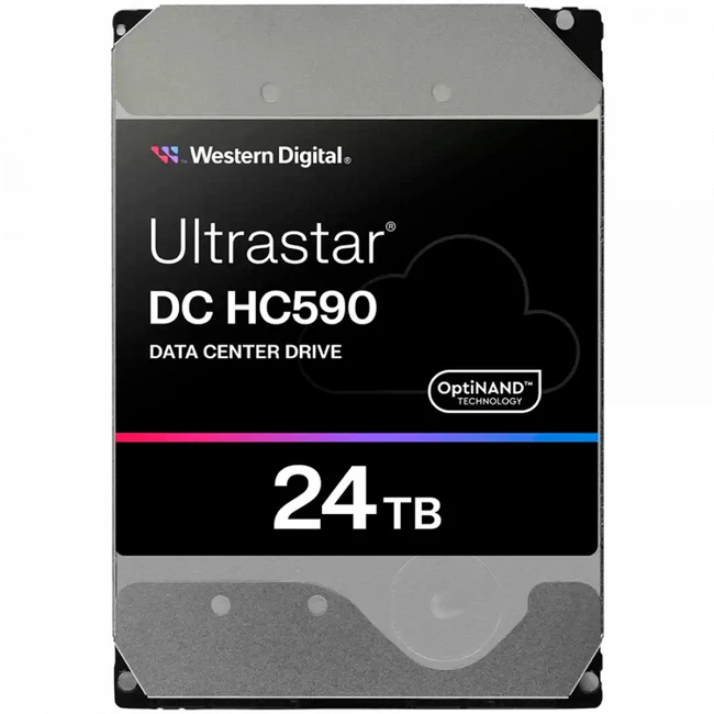 Серверный жесткий диск Western Digital ULTRASTAR DC HC590 (WUH722624ALE6L4) (3,5 LFF, 24 ТБ, SATA)