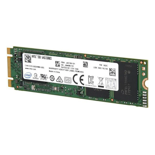 Жесткий диск Intel 545S SER SSDSCKKW128G8X1 SSDSCKKW128G8X1959549 SSD (твердотельные), 128 ГБ, M.2, PCIe