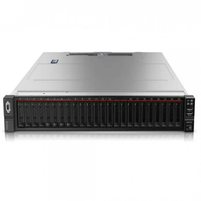 Сервер Lenovo SR650 7X06CTOLWW 2U Rack, Xeon Gold 6240, 2600 МГц, 18, 24.75, 12 x 32 ГБ, SFF 2.5" + LFF  3.5", 24, 2x 300 ГБ