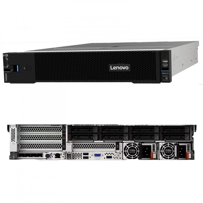 Сервер Lenovo ThinkSystem SR650 7D76CTO1WW-2 2U Rack, Xeon Silver 4510, 2400 МГц, 12, 30, 1 x 32 ГБ, LFF 3.5", 12