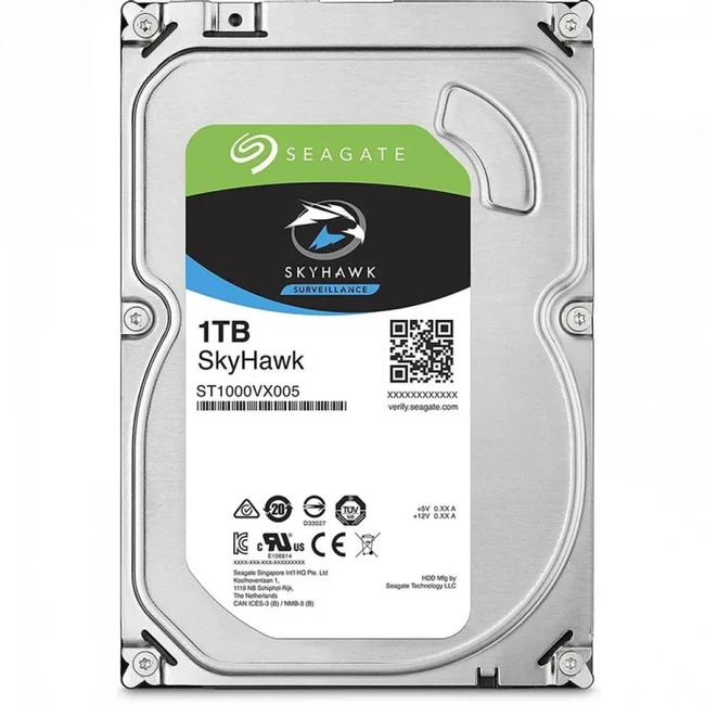 Серверный жесткий диск Seagate Skyhawk ST1000VX005 Pull 3,5 LFF, 1 ТБ, SATA