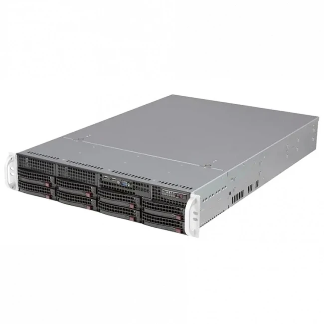 Сервер Supermicro 2U825X12-003-2 2U Rack, Xeon Silver 4309Y, 2800 МГц, 8, 12, 2 x 32 ГБ, LFF 3.5", 10