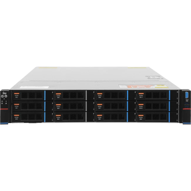 Сервер iRU G2212IG5 2198697 2U Rack, Xeon Silver 4410T, 2700 МГц, 10, 26.25, 2 x 32 ГБ, SFF 2.5" + LFF  3.5", 12, 2x 480 ГБ