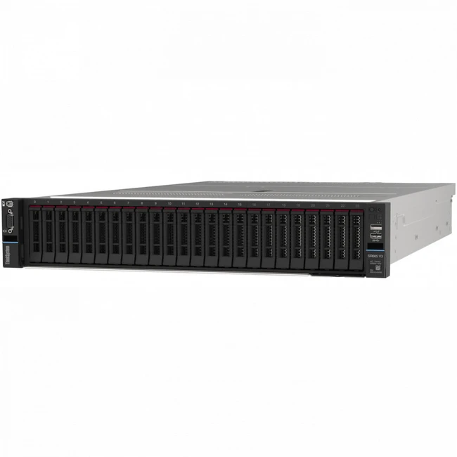 Сервер Lenovo ThinkSystem SR665 V3 7D9AA01QEA (2U Rack, EPYC 9174F, 4100 МГц, 16, 256, 1 x 32 ГБ, SFF 2.5", 24)