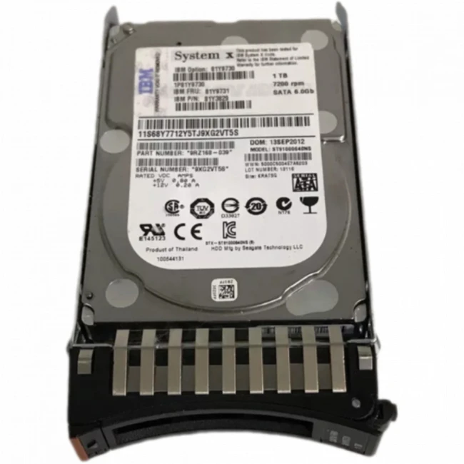 Серверный жесткий диск IBM 1TB 7.2K 6Gbps NL SATA 2.5in SFF HS HDD 81Y9730 2,5 SFF, 1 ТБ, SATA
