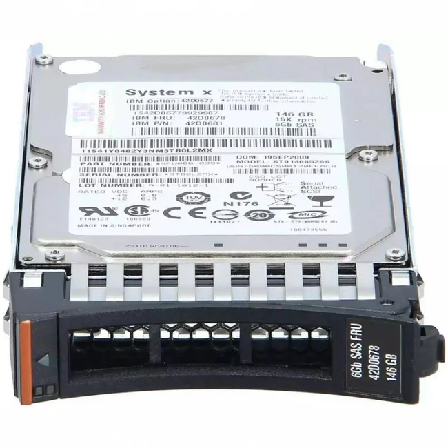 Серверный жесткий диск IBM 146GB 15K SAS 2.5 HDD 42D0678 (2,5 SFF, 146 ГБ, SAS)